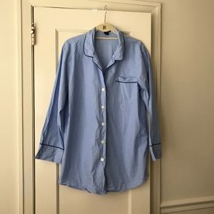 J. Crew Blue Nightshirt